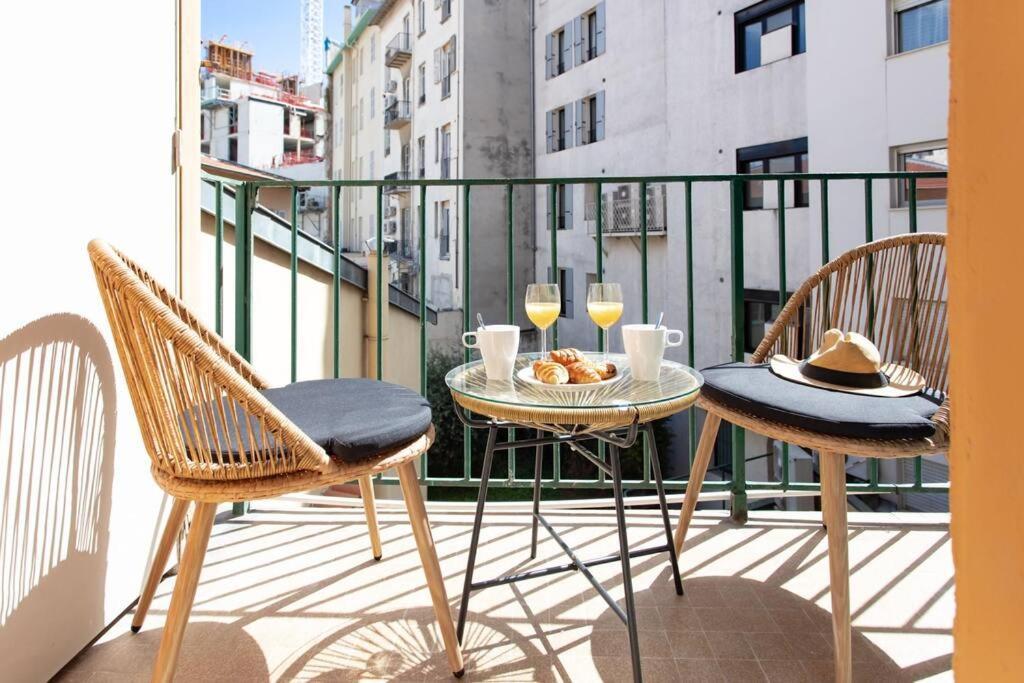 L19 1Bdr Massena Central 2Mins Sea/Promenadeac/Balcony Nice Exteriér fotografie